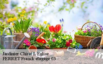 Jardinier  chirat-l-eglise-03330 FERRET Franck elagage 03